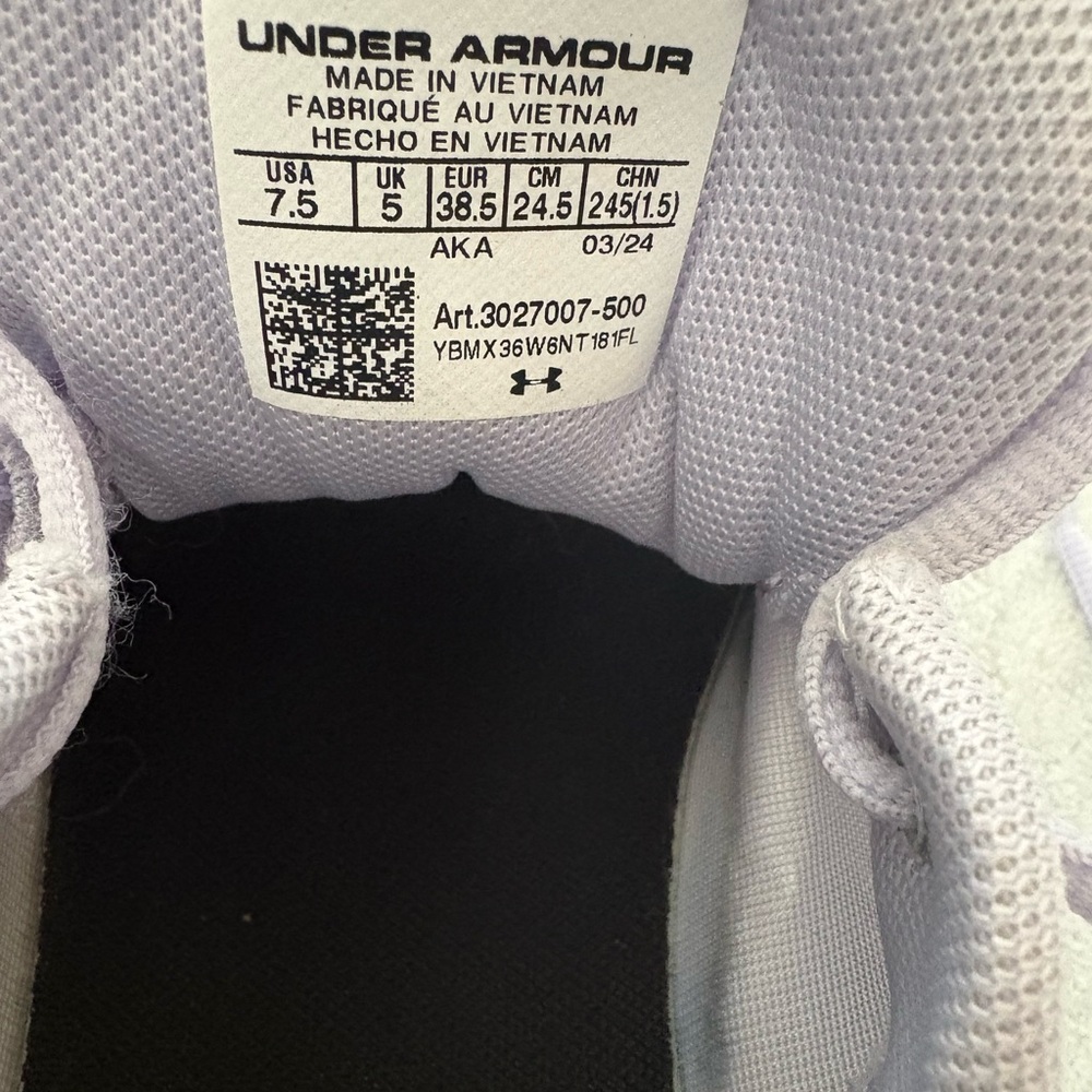 Under Armour Women’s Charged Surge 4 Running Shoes Salt Purple 7.5 - Picture 9 of 9